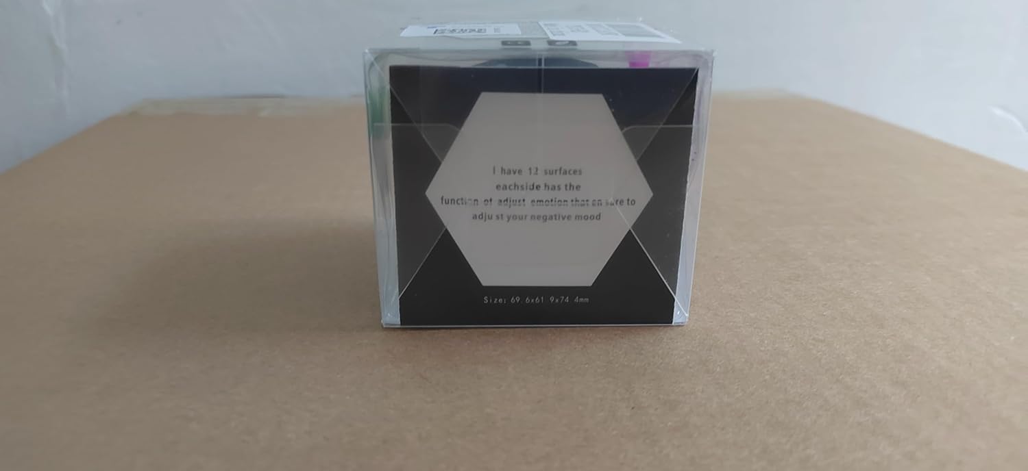 Fidget Cube With 12 Sides Figet Cube Adult Infinity Fidget Cube Toy Stress & Anxiety Cube Toy for all Ages with ADHD, ADD, ASD, ADHD Fidget Cube for Adults Kids Killing Time Gifts Christmas Gifts