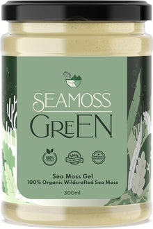 Sea Moss Gel by Seamoss Green. All-Natural Sea Moss Gel | 100% Wildcrafted Dr Sebi Sea Moss | Superfood Rich in Minerals, Proteins & Vitamins - Vegan & Gluten Free Sourced from St Lucia Organic