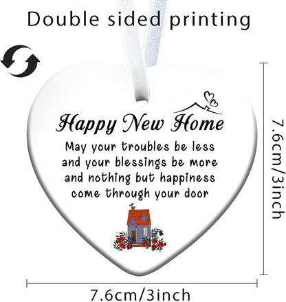 New Home Gifts House Warming Gifts New Home 2025 Ceramic Ornament With Gift Box For Send Keepsake Decorations For Couples,Women,Families,Teacher,Companion,Colleagues,Homeowners Housewarming the Gift