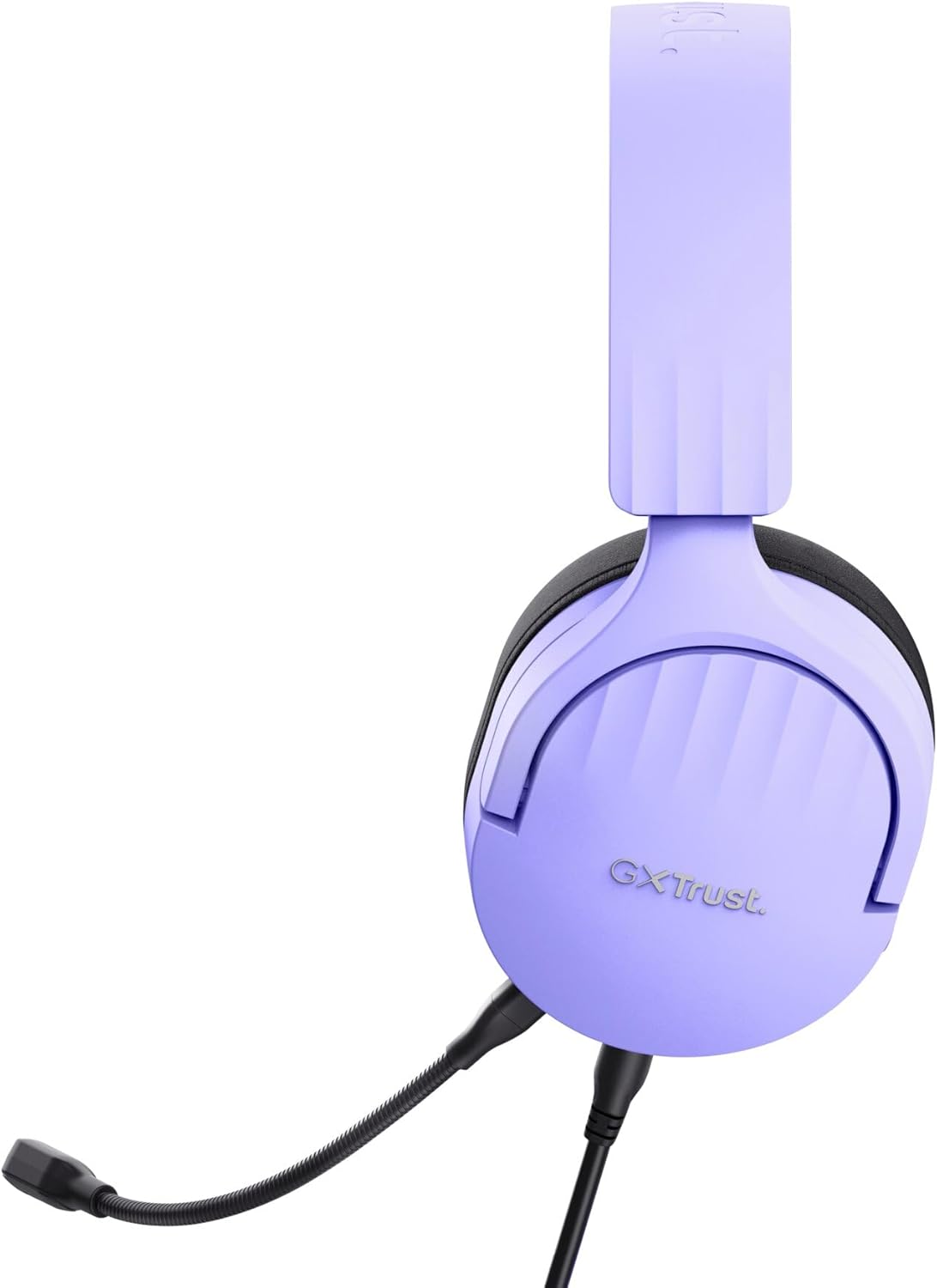 Trust Gaming GXT 489 Fayzo Gaming Headset for PC, PS5, PS4, Xbox Series X|S, Switch, Mobile, 3.5 mm Jack, 35% Recycled Plastics, Over-Ear Wired Headphones with Noise Cancelling Microphone - Purple