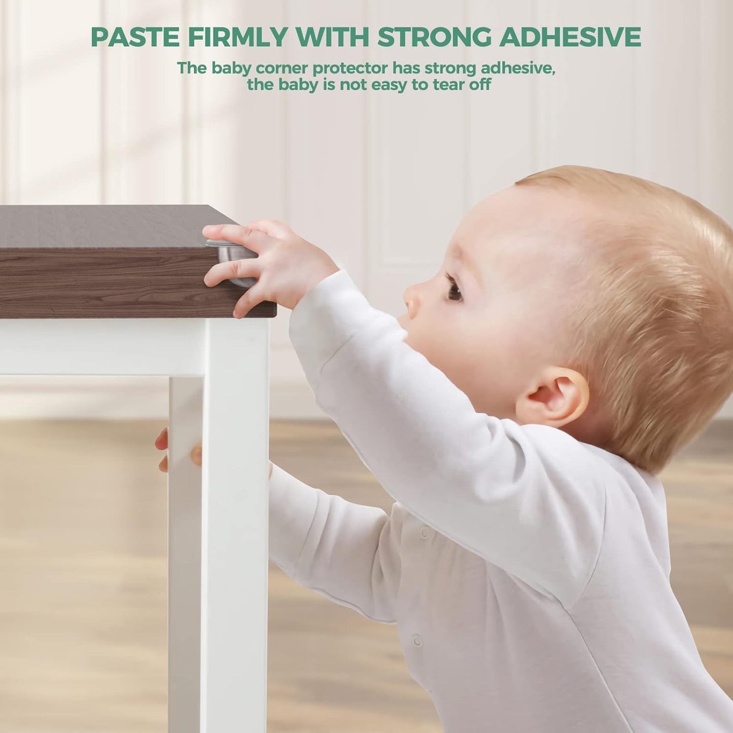 Peakally Corner Protectors for Baby Pack of 12, Thick Table Furniture Edge Protectors for Kids with Strong Adhesion, Corner Guard & Edge Safety Bumpers Clear - 6 R and 6 L