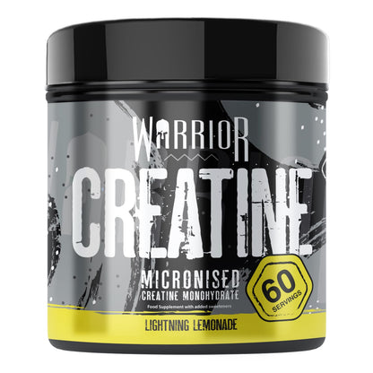 Warrior Creatine Monohydrate Powder – Micronised for Easy Mixing and Consumption – Proven to Improve Physical Performance / Recovery, 5g Servings (Unflavoured, 300g)