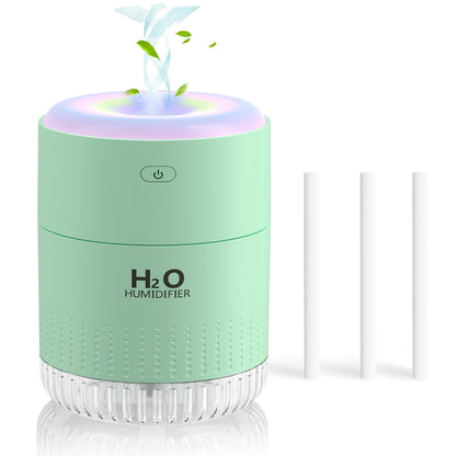SZO Upgraded 500ML Humidifier for Bedroom with Night Light, Portable Humidifiers for Home and Plants, Humidifiers for Baby, Quiet Operation, Auto-Off, for Baby Room, Home, Office and Plants