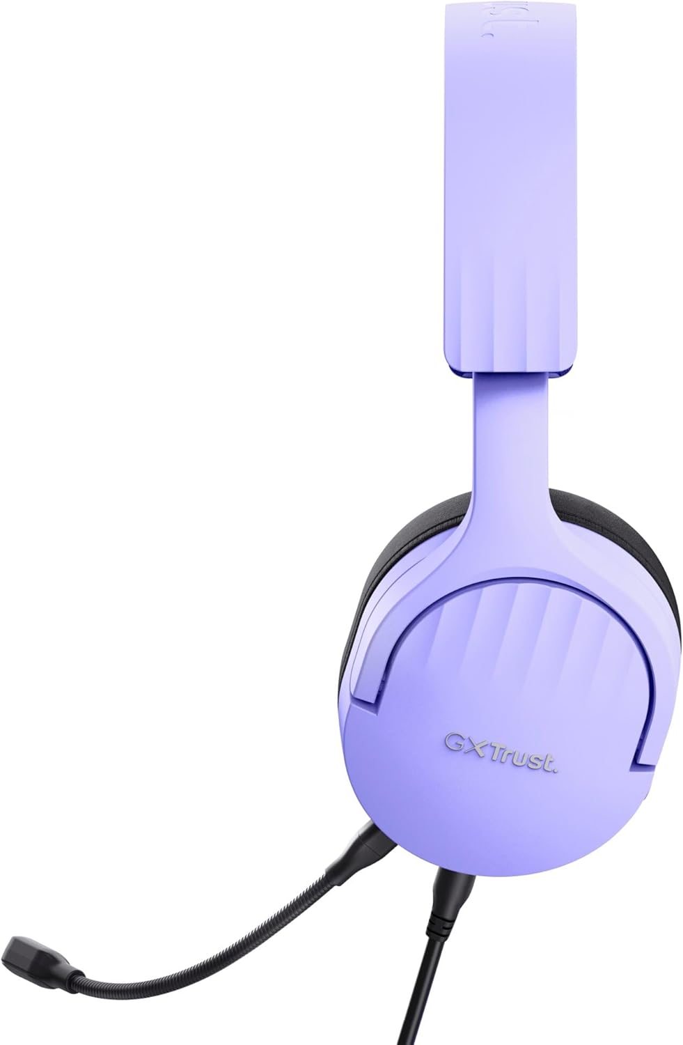 Trust Gaming GXT 489 Fayzo Gaming Headset for PC, PS5, PS4, Xbox Series X|S, Switch, Mobile, 3.5 mm Jack, 35% Recycled Plastics, Over-Ear Wired Headphones with Noise Cancelling Microphone - Purple