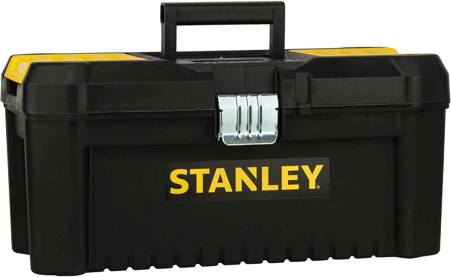 STANLEY Essential Tool Box (16in), Durable Storage Solution with Removable Tote Tray and Organisers, for Parts and Tools Storage, STST1-75518
