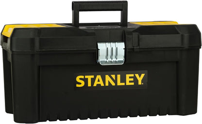 STANLEY Essential Tool Box (16in), Durable Storage Solution with Removable Tote Tray and Organisers, for Parts and Tools Storage, STST1-75518