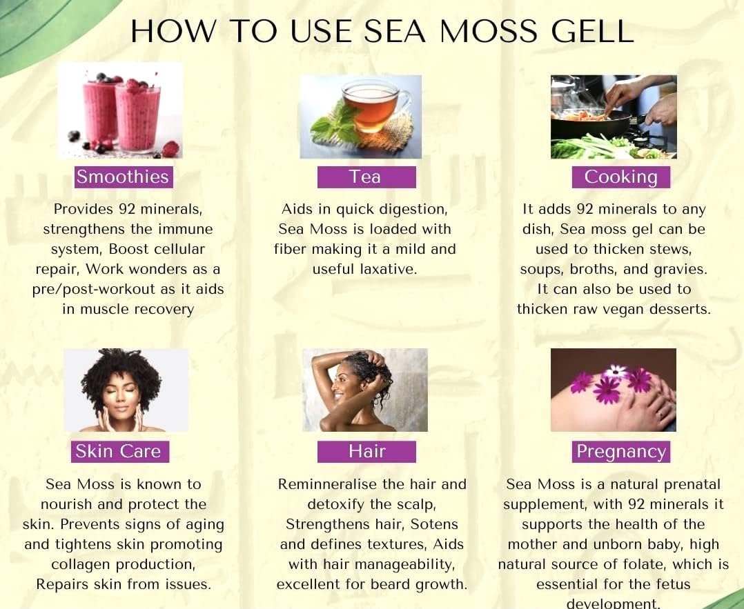 Wild crafted Sea Moss (Irish moss) from the pristine Caribbean Sea Unbleached & NOT grown on string 50g