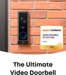 eufy Security Video Doorbell E340 Dual Cameras with Delivery Guard 2K Full HD Wireless Video Doorbell Camera, Wired or Battery Powered,Colour Night Vision,6500 mAh Rechargeable Battery,No Monthly Fee