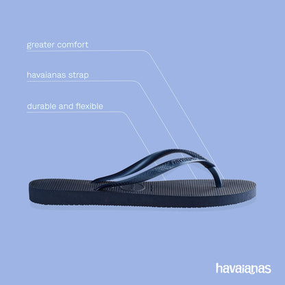 Havaianas - Slim, Stylish, Durable and Versatile Flip-Flops, with Textured Sole for Grip and Support, Women
