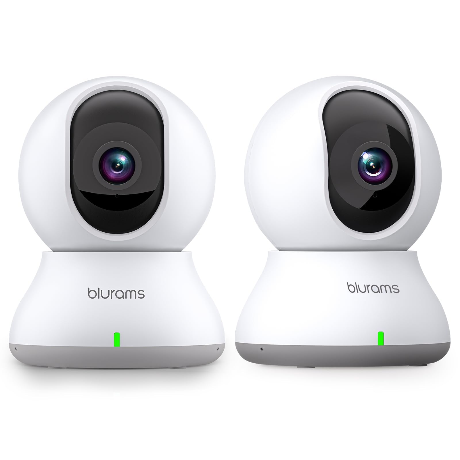 blurams Pet Camera 2K, Indoor Cameras, Dog Camera, 360° Home Security Cameras, Color Night Vision, Motion Tracking, 2-Way Talk, Cloud&SD, APP Control, Works with Alexa