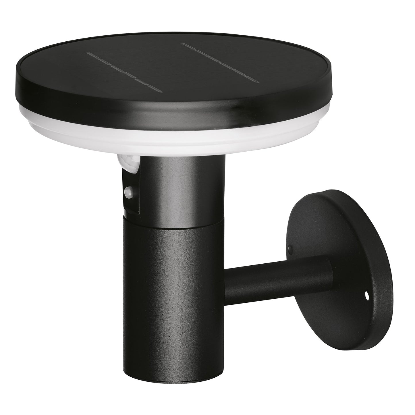 4lite Antheia Solar IP54 Die-Cast Aluminium LED Outdoor Wall Light with Built in PIR Motion Sensor