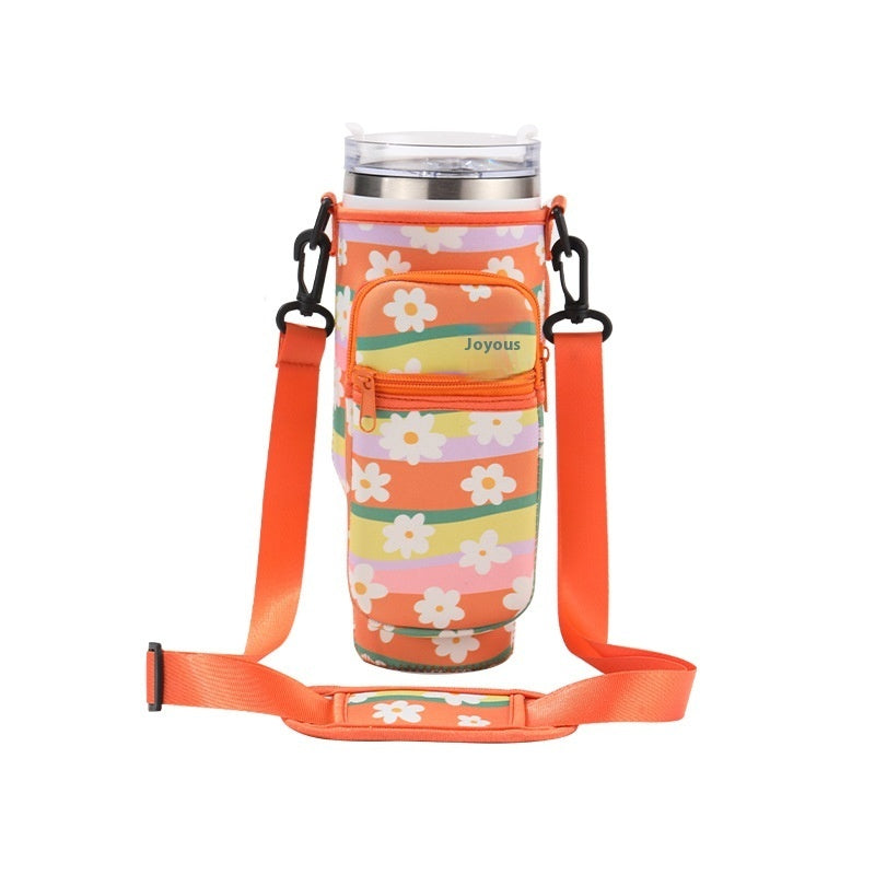Cup Cover Car Handle Cup Cup Cover Crossbody Strap