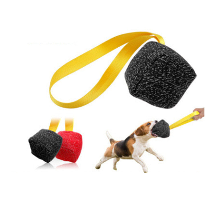 TUGME Pet Biting Pillow Chewing Teeth Coarse Hemp Interactive Dog Training