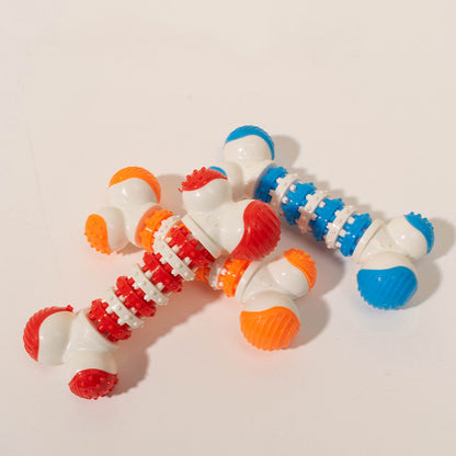 TUGME Interactive Dog Toy For Small Breeds Bone Shaped Puppy Chew Toys For Teething