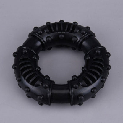 TUGME Pet Supplies Chewing Teeth Cleaning Teeth Rubber Interactive Circle Dog Toy Donut Donut Pet Toy
