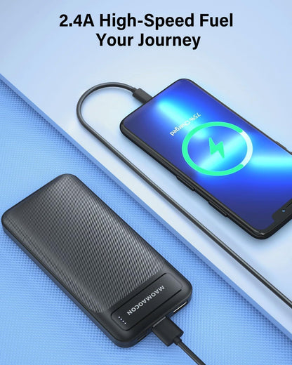 MAOMAOCON 2 Pack Power Bank 10600mAh powerbank Fast Charging PD20W USB C PowerBank Portable Charger Output and Input for Smartphones, Tablets and more