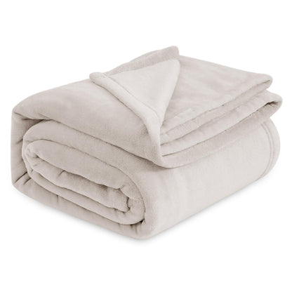 Bedsure Fleece Blanket for Bed - Soft Cosy Fluffy Throw Blankets, Warm Large Throws for Audlts, Teal, 220x240 cm