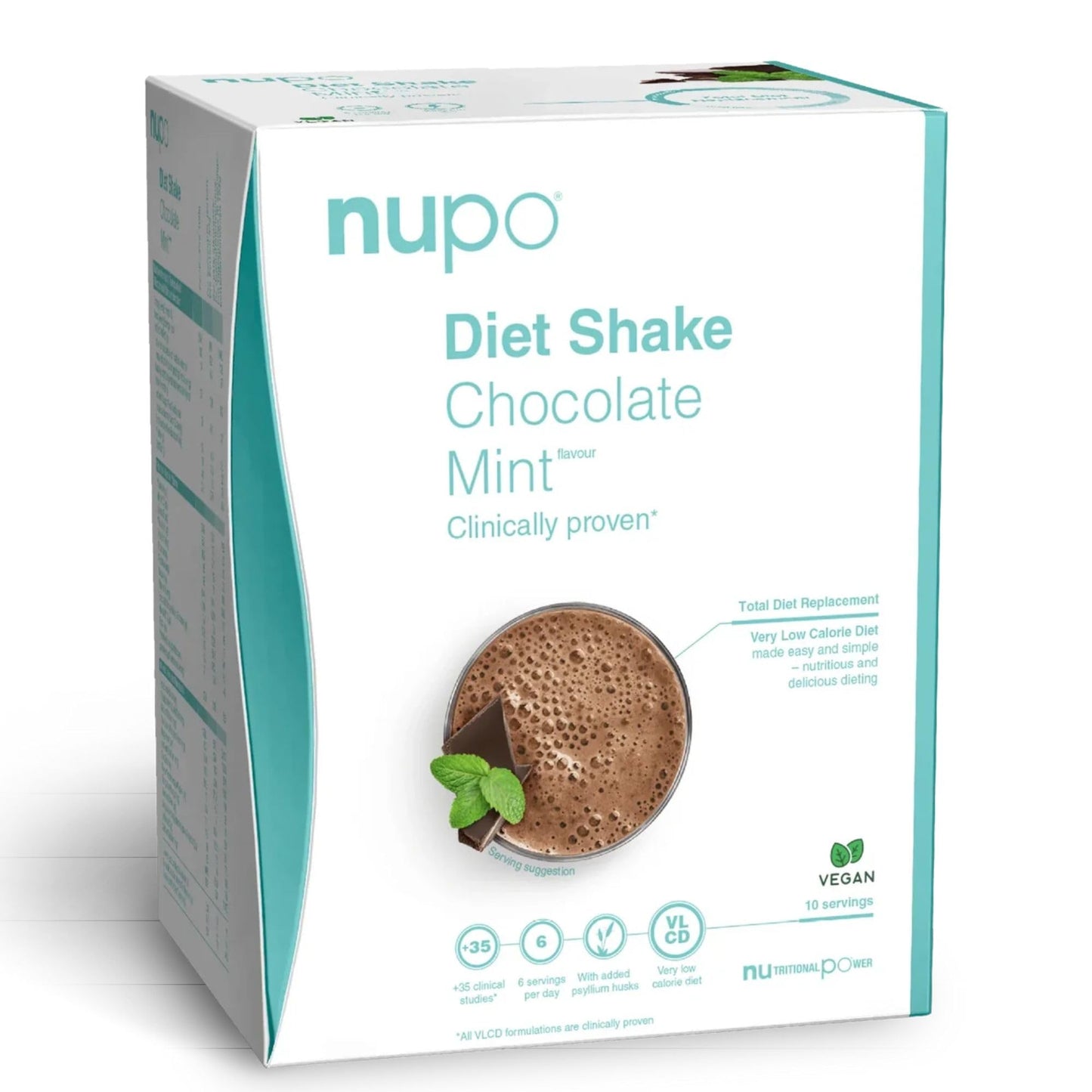 NUPO Diet Shakes for Weight Loss for Women & Men (12 Servings) | Tasty Meal Replacement Drinks | Clinically Proven Food Replacement Shakes for Weight Management I Very Low-Calorie Diet, GMO Free