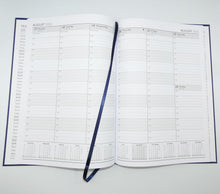 2026 Appointment Week to View A4 Diary, A4 WTV Planner Hardback Cover Casebound, Hourly Appointment Slots from 9:00 to 17:30 Monday to Friday, Black