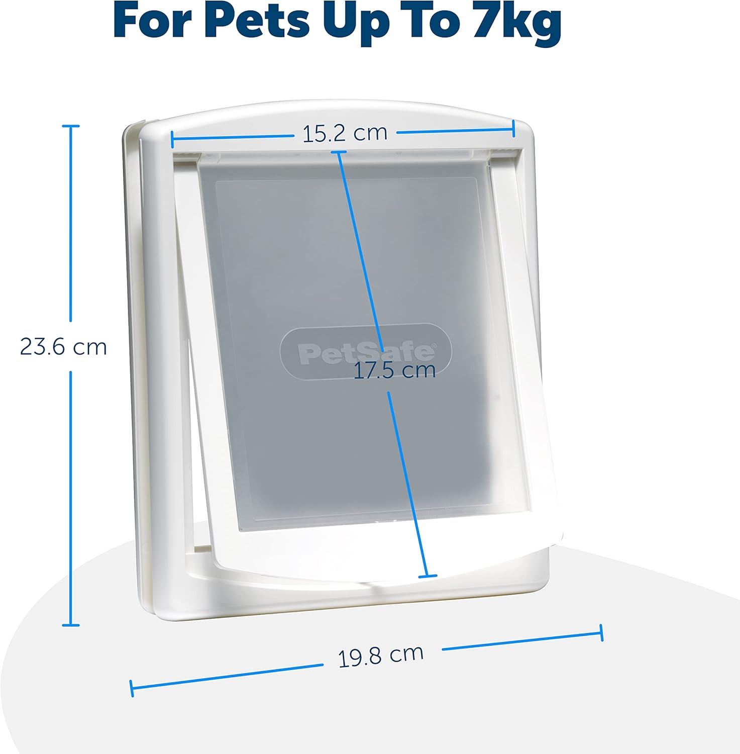 PetSafe Staywell, Convenient, Original 2 Way Pet Door, Fast Installation, Easy fitting, 2 Way Locking, Cat Flap for All Pets – Small - White