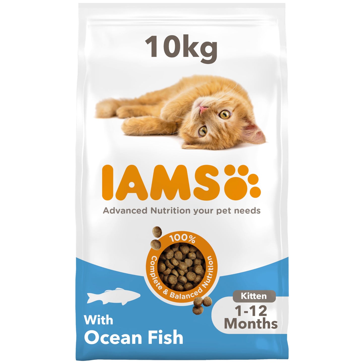 IAMS for Vitality Dry Kitten Food with Fresh Chicken, 3 kg, Packaging may vary
