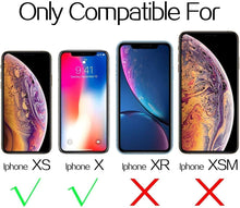 LeYi for iPhone X Case/iPhone XS Case and 2 Tempered Glass Screen Protector,Ring Holder Military Grade Protective Shockproof Tough Silicone Hard Phone Cover for iPhone X/XS 5.8'' Black