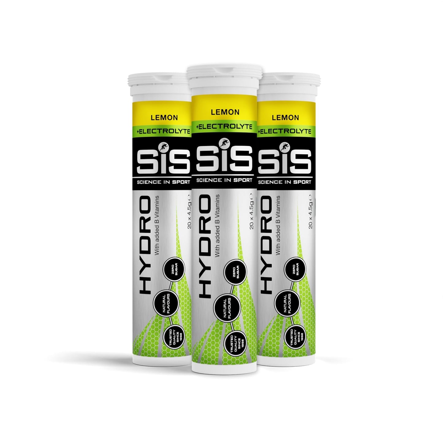 Science In Sport Hydro Hydration Tablets, Gluten-Free, Zero Sugar, Berry Flavour Plus Electrolytes, 20 Effervescent Tablets