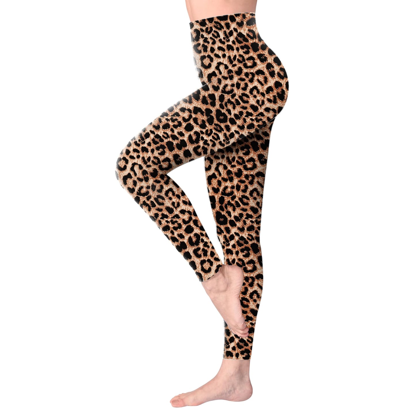 SINOPHANT High Waisted Leggings for Women, Buttery Soft Elastic Opaque Tummy Control Leggings,Plus Size Workout Gym Yoga Stretchy Pants