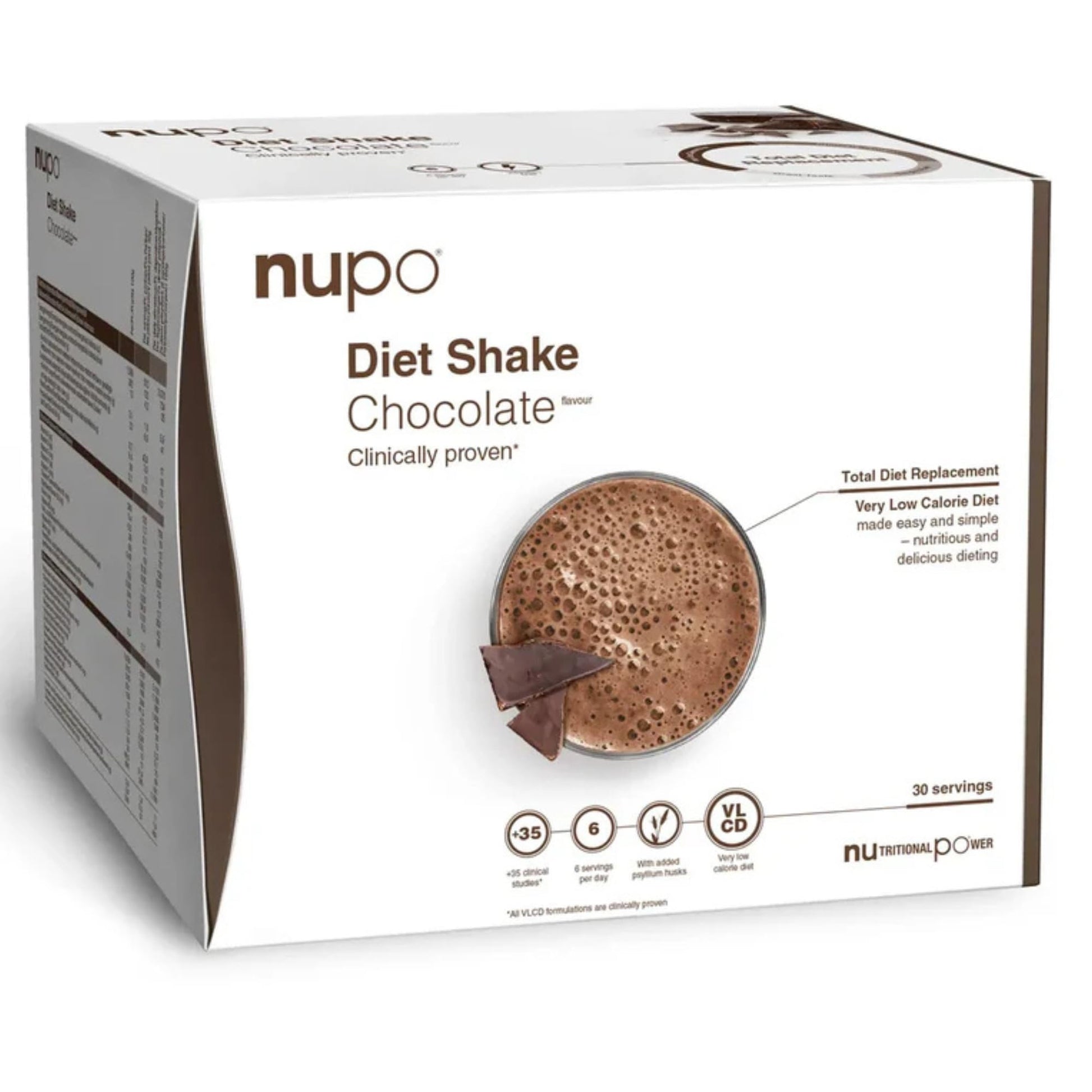 NUPO Diet Shakes for Weight Loss for Women & Men (12 Servings) | Tasty Meal Replacement Drinks | Clinically Proven Food Replacement Shakes for Weight Management I Very Low-Calorie Diet, GMO Free