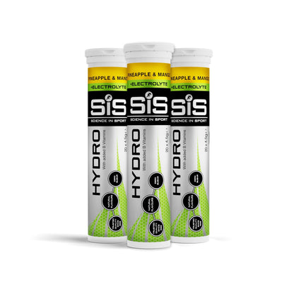 Science In Sport Hydro Hydration Tablets, Gluten-Free, Zero Sugar, Berry Flavour Plus Electrolytes, 20 Effervescent Tablets