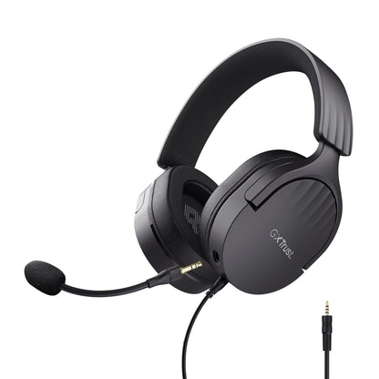 Trust Gaming GXT 489 Fayzo Gaming Headset for PC, PS5, PS4, Xbox Series X|S, Switch, Mobile, 3.5 mm Jack, 35% Recycled Plastics, Over-Ear Wired Headphones with Noise Cancelling Microphone - Purple