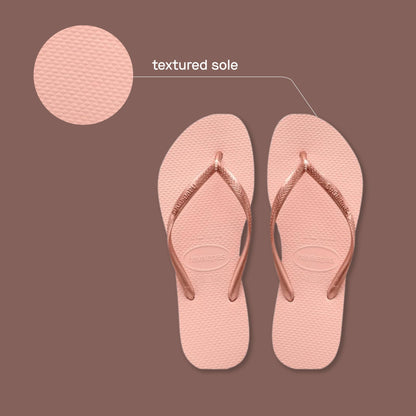 Havaianas - Slim, Stylish, Durable and Versatile Flip-Flops, with Textured Sole for Grip and Support, Women