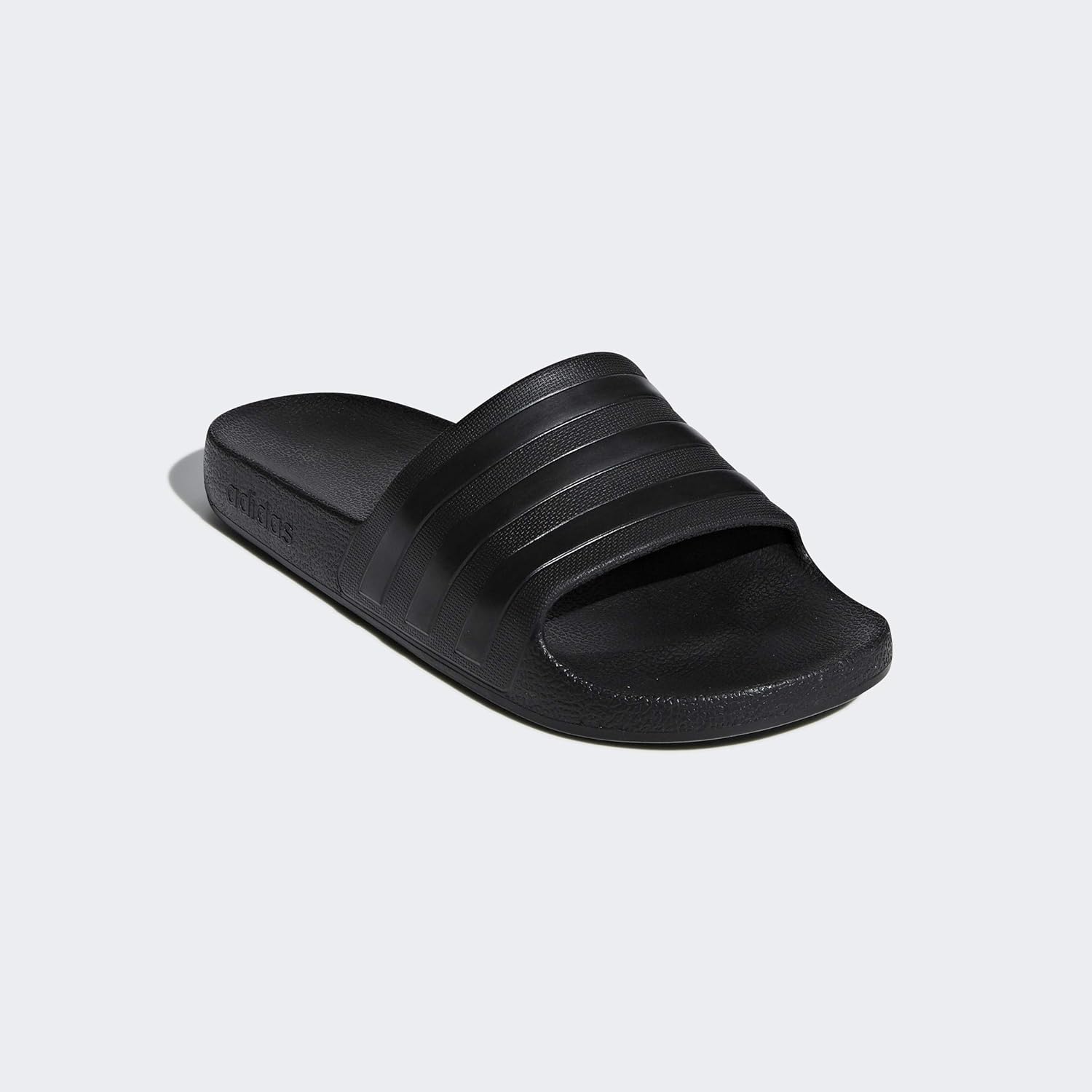 adidas Unisex Adilette Aqua Slides, Core Black/Core Black/Core Black, 8 UK