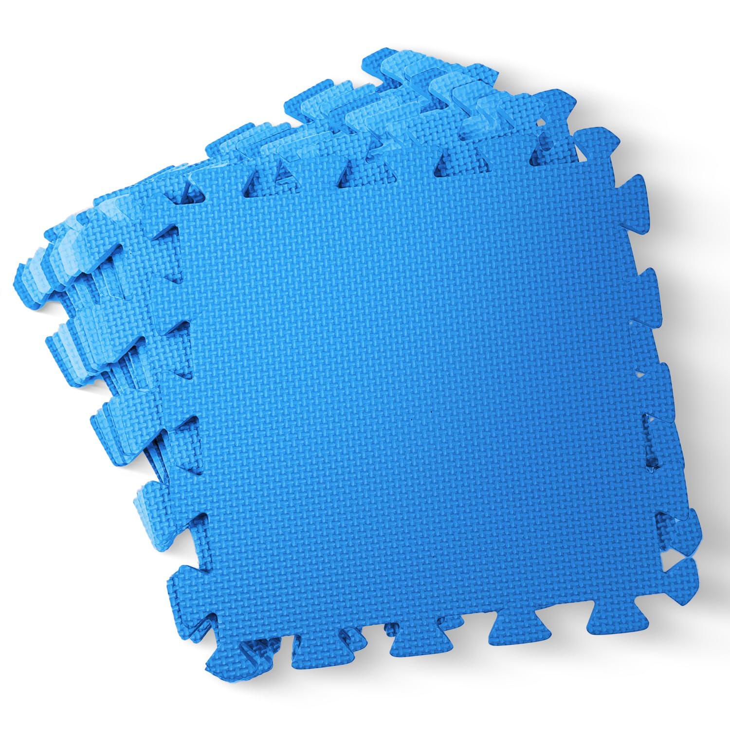 Foam Baby Play Mat (29x29cm) – Thick & Soft EVA Foam Interlocking Floor Tile Matting for Children – Large Multi Colour, Safe & Comfortable 7mm Thick Play Flooring (9pc)