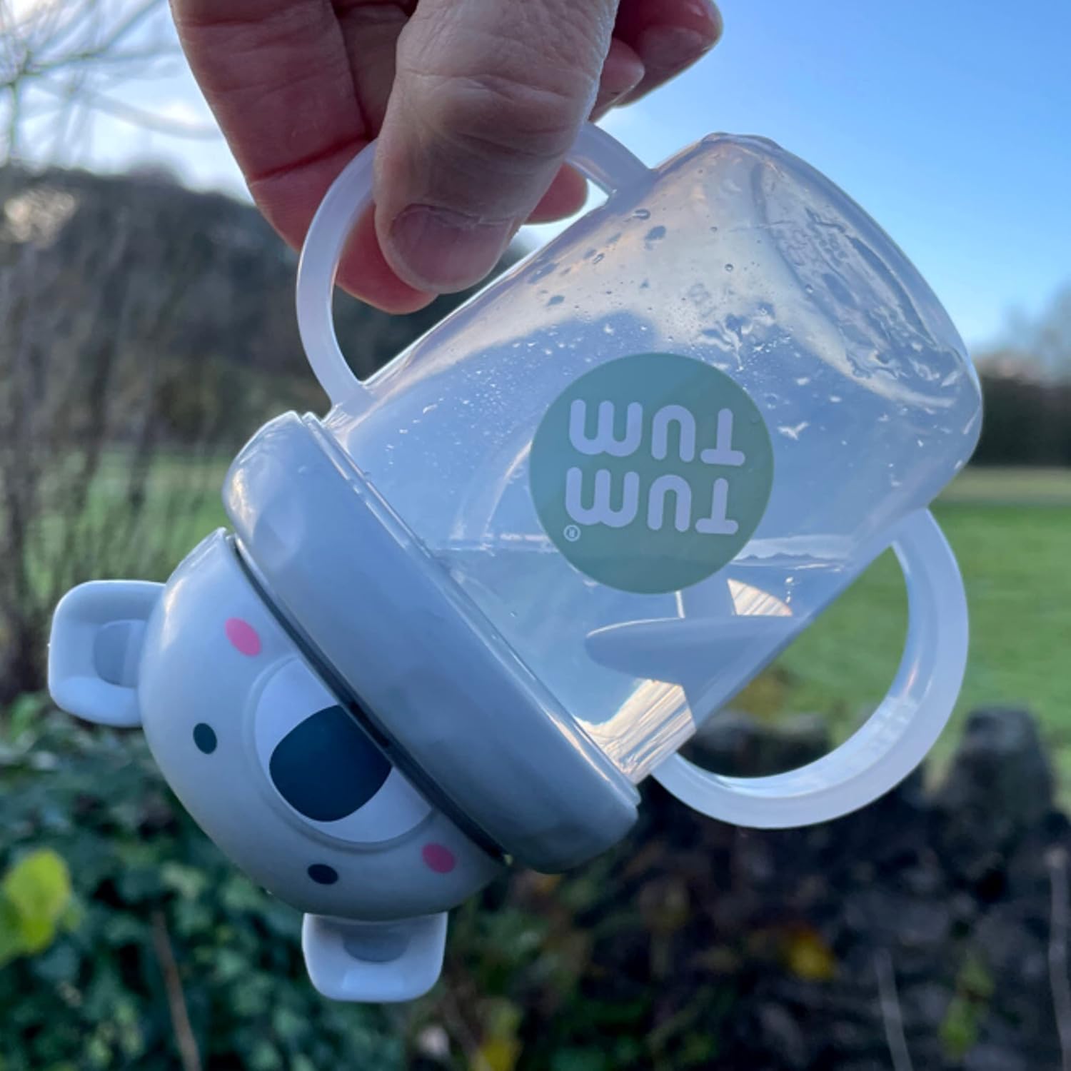 TUM TUM Tippy Up Free Flow Sippy Cup (No Valve), Sippy Cup for Toddlers, 200ml, BPA Free (Kev Koala S3)