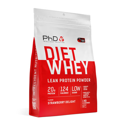 PhD Nutrition Diet Whey Low Calorie Protein Powder, Low Carb, High Protein Lean Matrix, Chocolate Peanut Butter Protein Powder, High Protein, 40 Servings Per 1 kg Bag