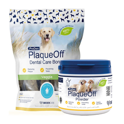 Powder for Dogs & Cats, Tartar & Bad Breath Remover 100% Natural Teeth Cleaner and Plaque Remover 60 g