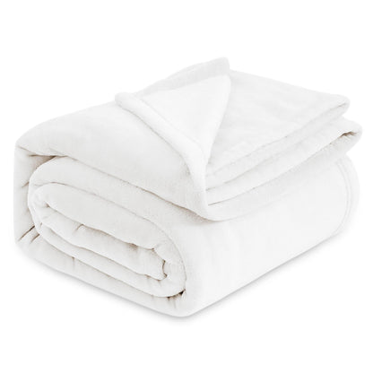 Bedsure Fleece Blanket for Bed - Soft Cosy Fluffy Throw Blankets, Warm Large Throws for Audlts, Teal, 220x240 cm