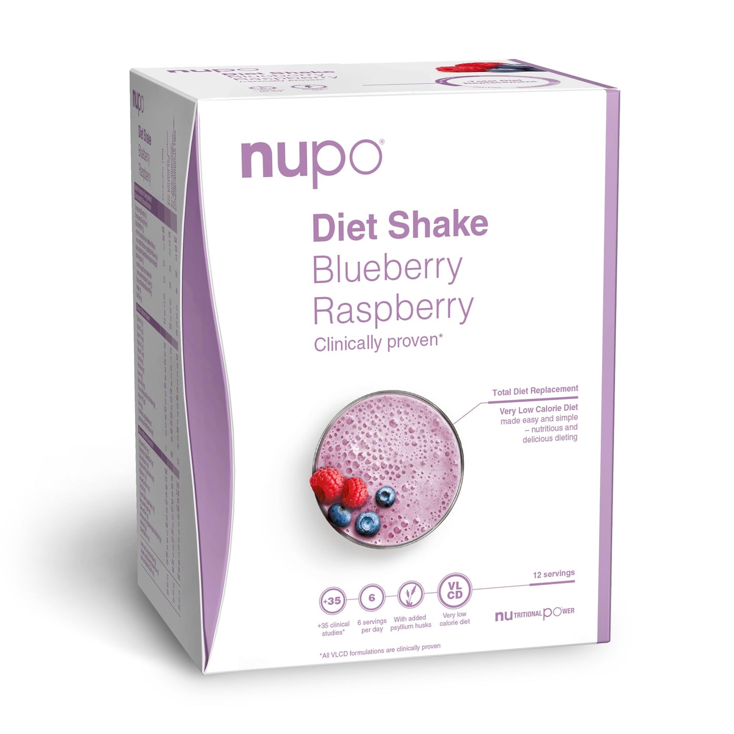 NUPO Diet Shakes for Weight Loss for Women & Men (12 Servings) | Tasty Meal Replacement Drinks | Clinically Proven Food Replacement Shakes for Weight Management I Very Low-Calorie Diet, GMO Free