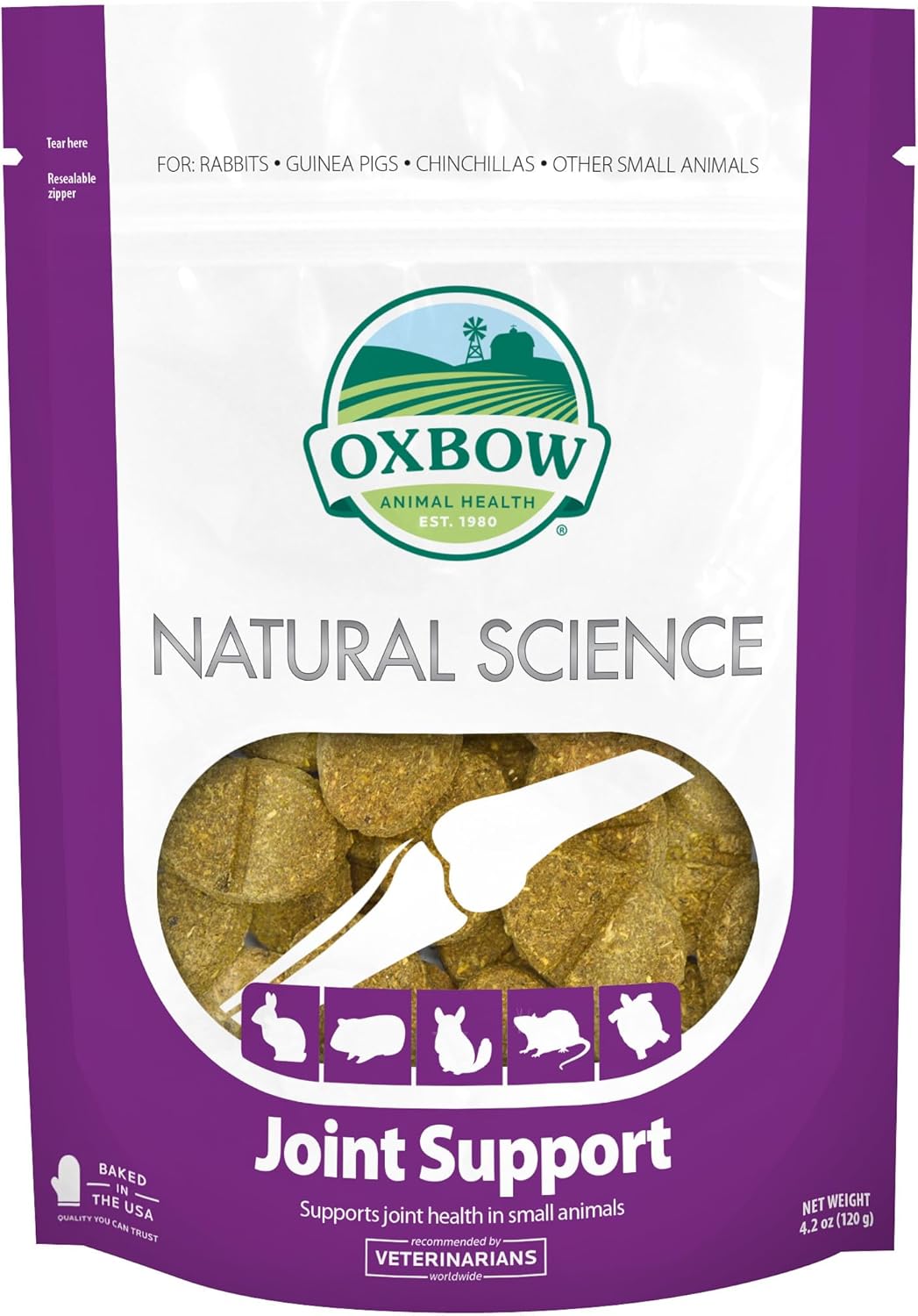 Oxbow Animal Health Natural Science Joint Support, transparent