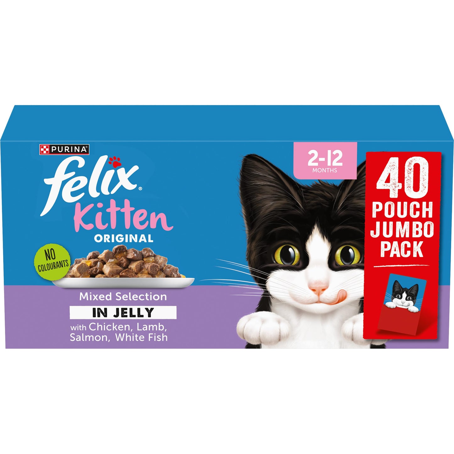 FELIX Original Mixed Selection in Jelly Wet Cat Food 40x85g
