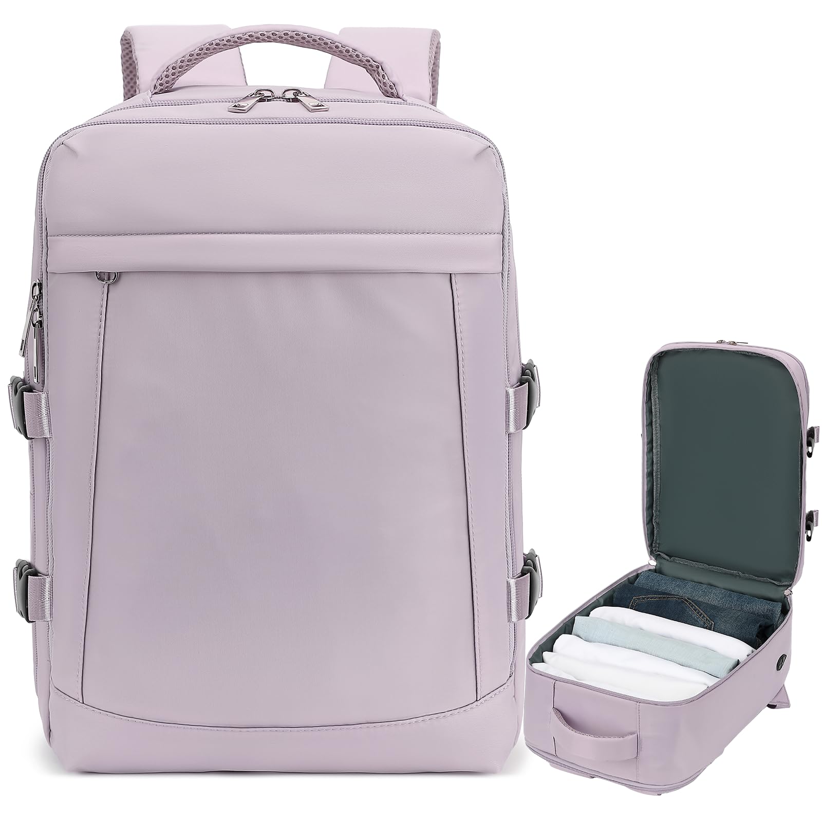 for Ryanair Cabin Bags 40x30x20, for Easyjet Cabin Bag 45x36x20, Underseat Travel Backpack 40x20x25 Cabin Size for Airplane, Carry-ons Hand Luggage Bag 55 x 40 x 20 for Men and Women
