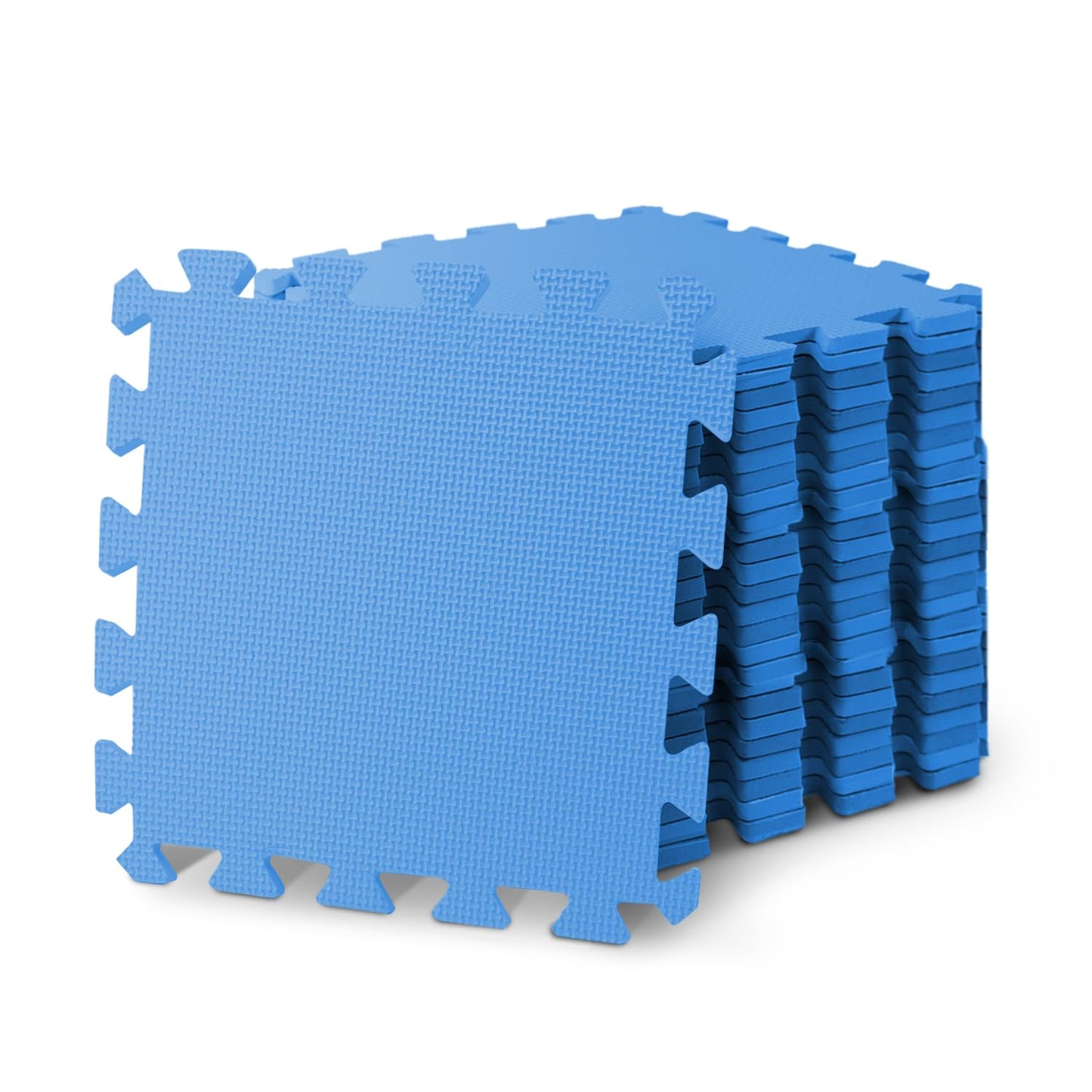 Foam Baby Play Mat (29x29cm) – Thick & Soft EVA Foam Interlocking Floor Tile Matting for Children – Large Multi Colour, Safe & Comfortable 7mm Thick Play Flooring (9pc)