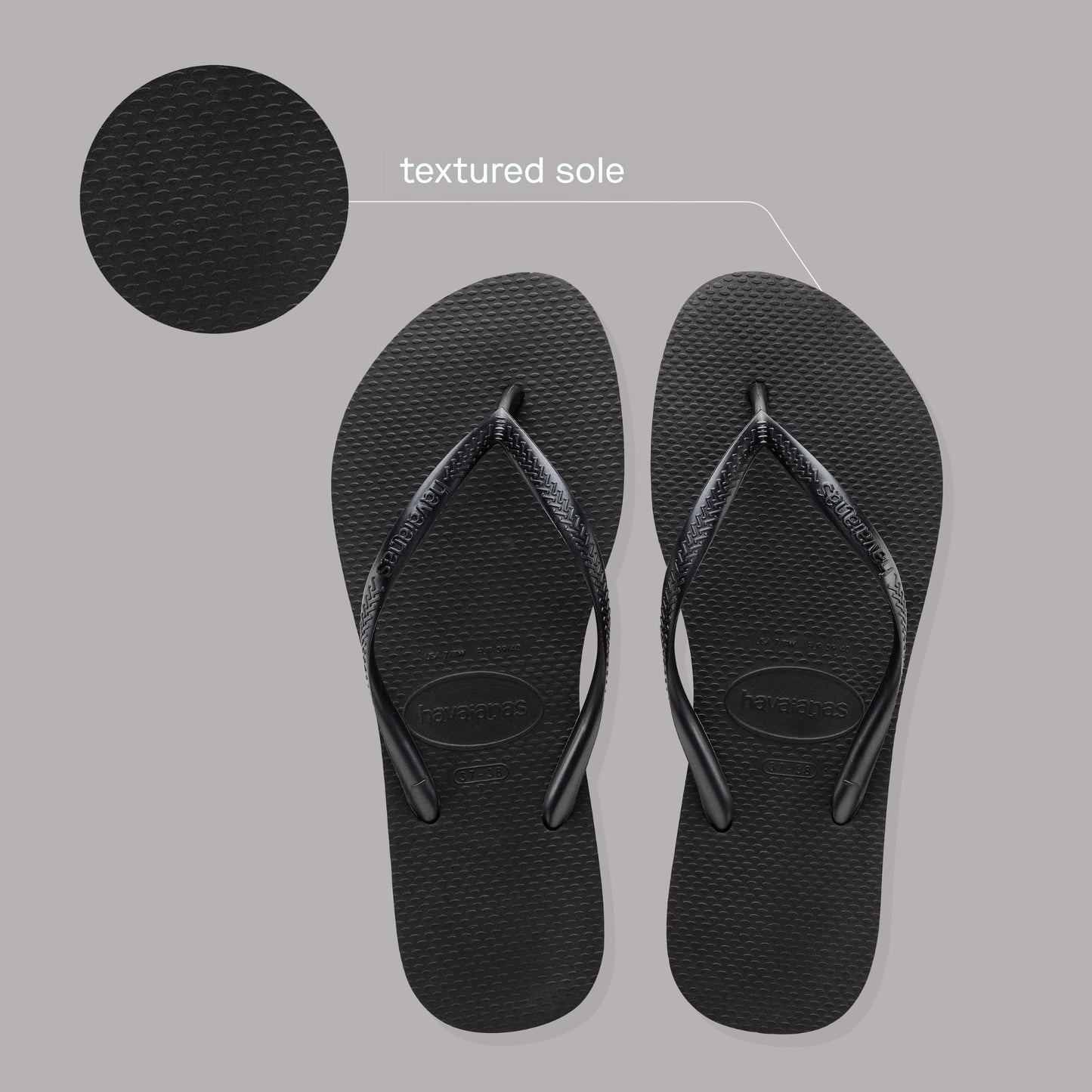 Havaianas - Slim, Stylish, Durable and Versatile Flip-Flops, with Textured Sole for Grip and Support, Women