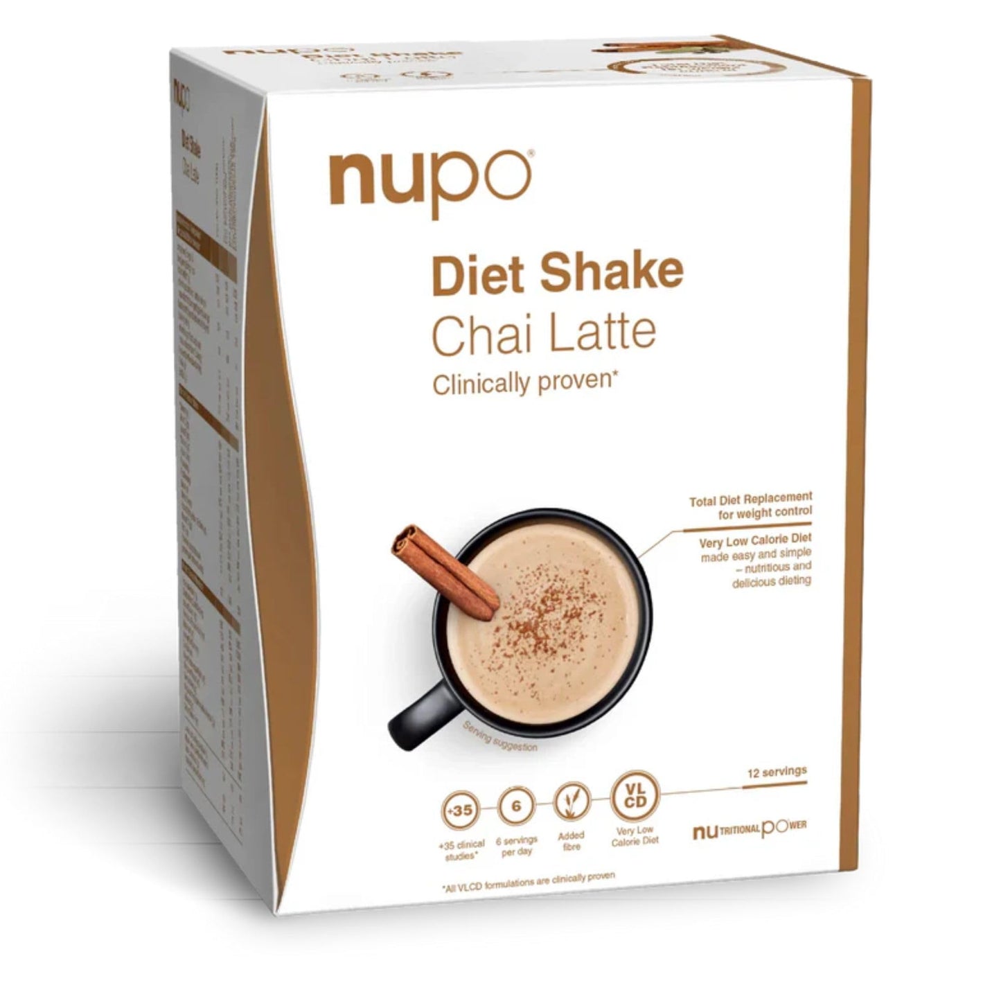 NUPO Diet Shakes for Weight Loss for Women & Men (12 Servings) | Tasty Meal Replacement Drinks | Clinically Proven Food Replacement Shakes for Weight Management I Very Low-Calorie Diet, GMO Free