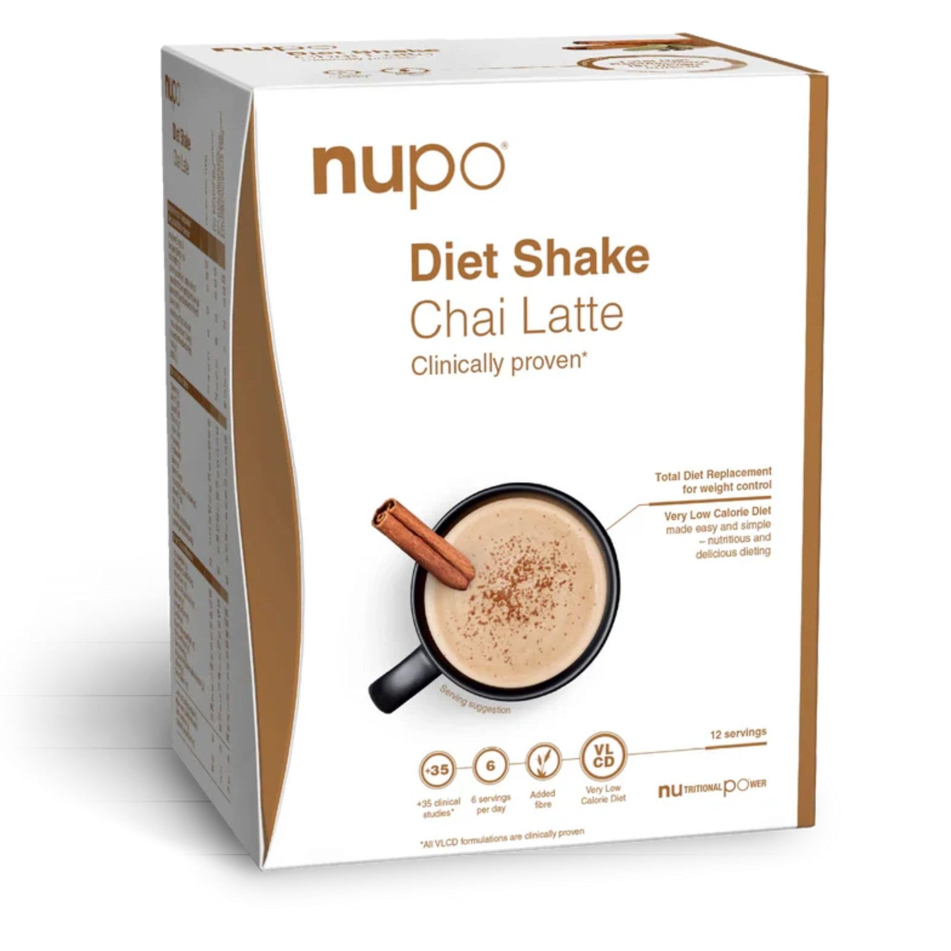 NUPO Diet Shakes for Weight Loss for Women & Men (12 Servings) | Tasty Meal Replacement Drinks | Clinically Proven Food Replacement Shakes for Weight Management I Very Low-Calorie Diet, GMO Free