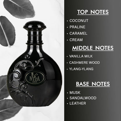 ARABIYAT PRESTIGE Nyla SUEDE Eau de Parfum, Unisex Fragrance - 80mls