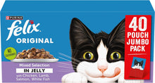 FELIX Original Mixed Selection in Jelly Wet Cat Food 40x85g
