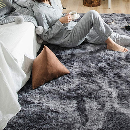 Rugs Living Room Large Rugs Bedroom Anti Skid Rug Shaggy Soft Rug for Living Room Bedroom Play Area Kids Room Luxury Decorative (Dark Grey, 180x270cm)