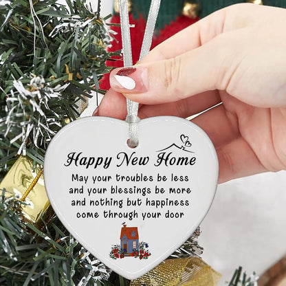 New Home Gifts House Warming Gifts New Home 2025 Ceramic Ornament With Gift Box For Send Keepsake Decorations For Couples,Women,Families,Teacher,Companion,Colleagues,Homeowners Housewarming the Gift